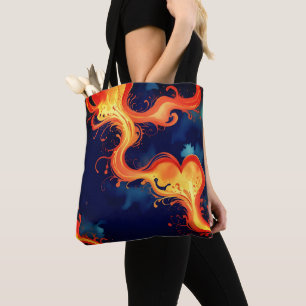 Flammenherz Feuer & Himmel  Tasche