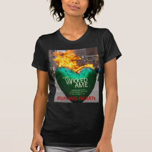 Flammenherz in Wicked - Bella+Leinwand - Frauen-Sl T-Shirt