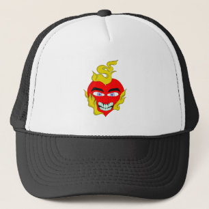 Flammenherz Truckerkappe