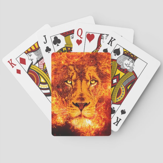 Flammenion von Judah Spielkarten (Rückseite)