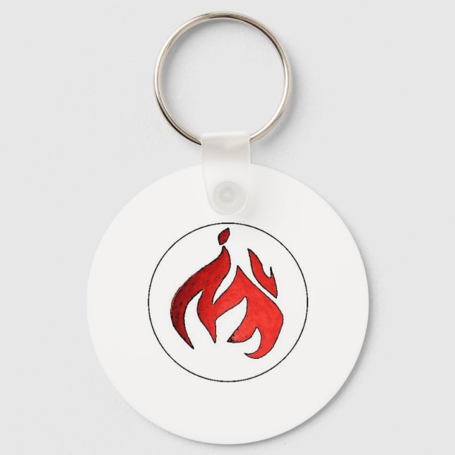 Flammenkanone aus Hot Water Music Schlüsselanhänger (Vorderseite)