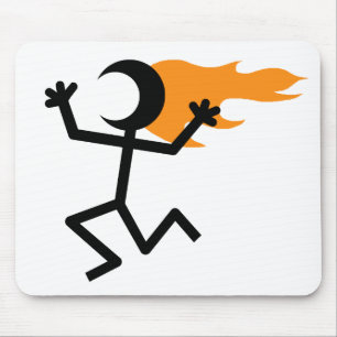 Flammenkopf Mousepad