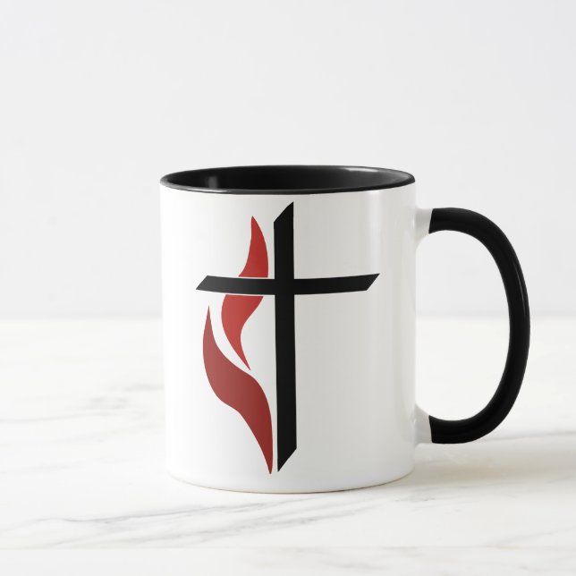 Flammenkreuz Tasse (Rechts)