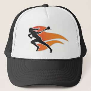 Flammenlacrosse-Logo-Fernlastfahrer Truckerkappe