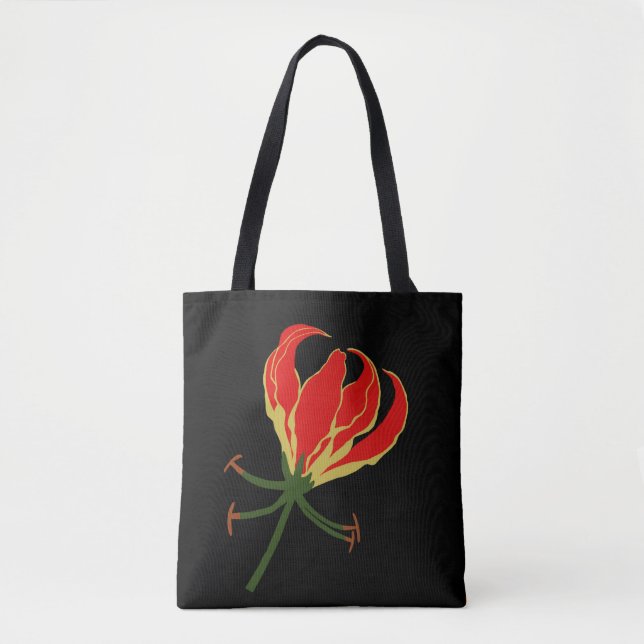 Flammenlilie Tasche (Vorderseite)