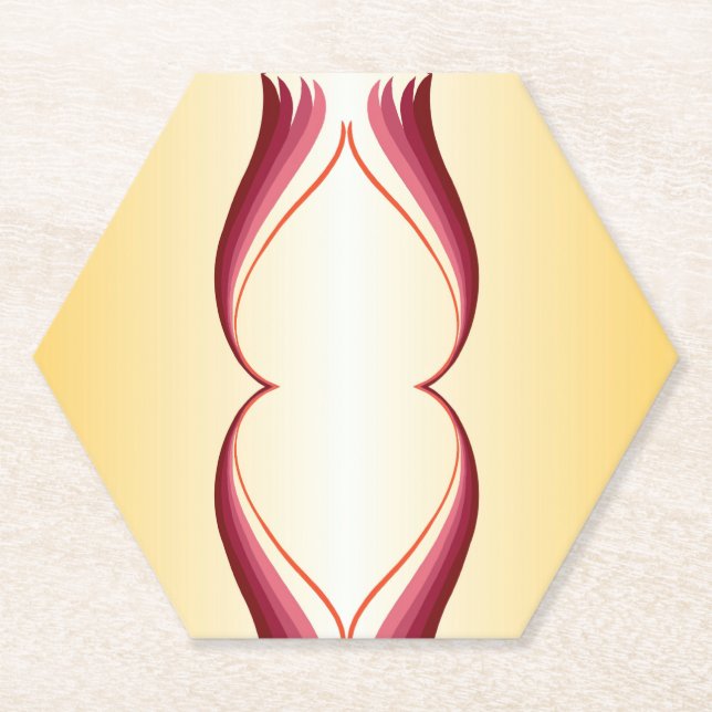 Flammenlilie Untersetzer (Vorderseite)