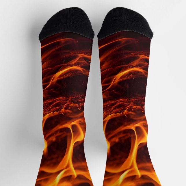 Flammenmakro in Kamin Socken (Oben)