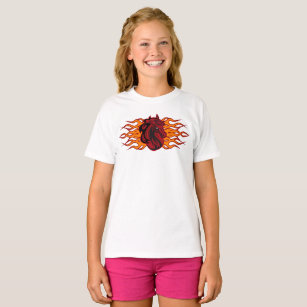Flammenpferd-T - Shirt