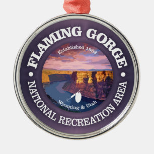 Flammenschlucht NRA (rd) Ornament Aus Metall