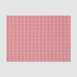 Flammenskarlett mit weißem Crochet-Spitzentyp Seidenpapier