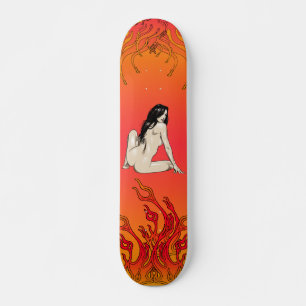 Flammenskateboard Skateboard
