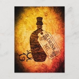 Flammflamme trinken Postkarte