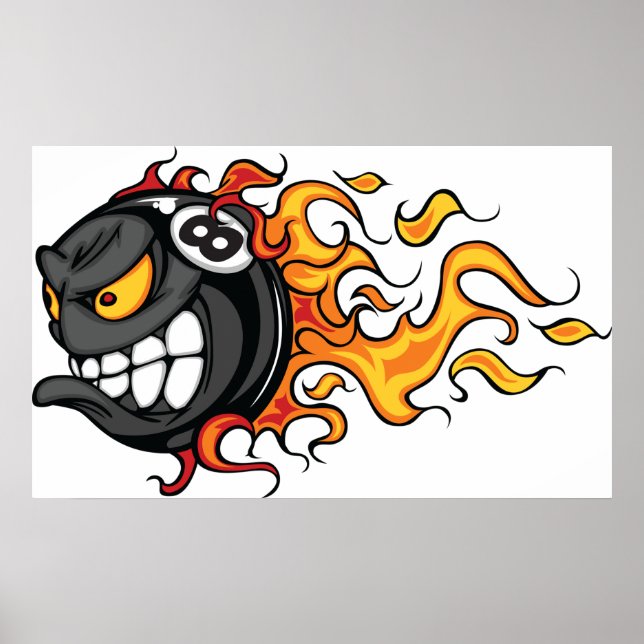 Flammkugel Poster (Vorne)