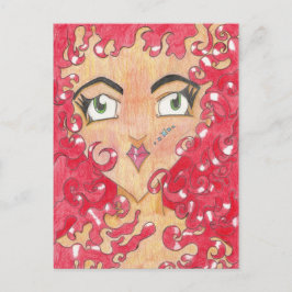 Flammpostkarte Postkarte