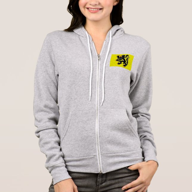 Flandern, Belgiflagge Hoodie (Vorderseite)