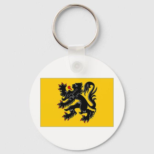 Flandern-Flagge Schlüsselanhänger (Vorderseite)