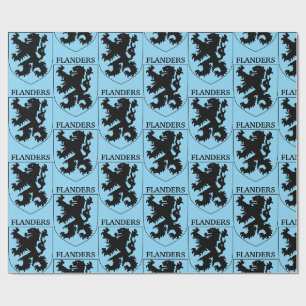 Flandern-Löwe Grafikdesign Kunst Geschenkpapier
