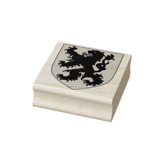 Flandern Wappen Gummistempel (Stempel)