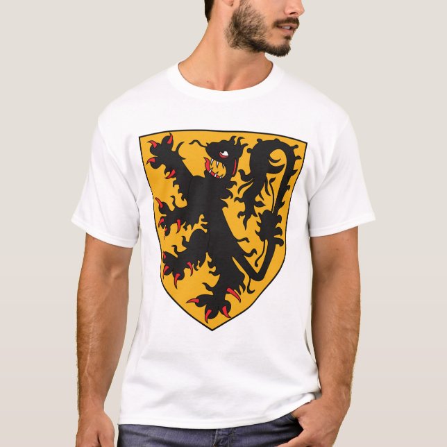 Flandern - Wappen T-Shirt (Vorderseite)