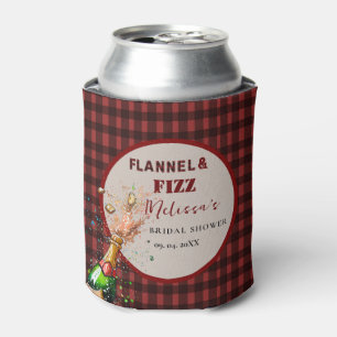 Flanell- und Sprudel-Winter-Rot-Schwarze-Braut-Par Dosenkühler