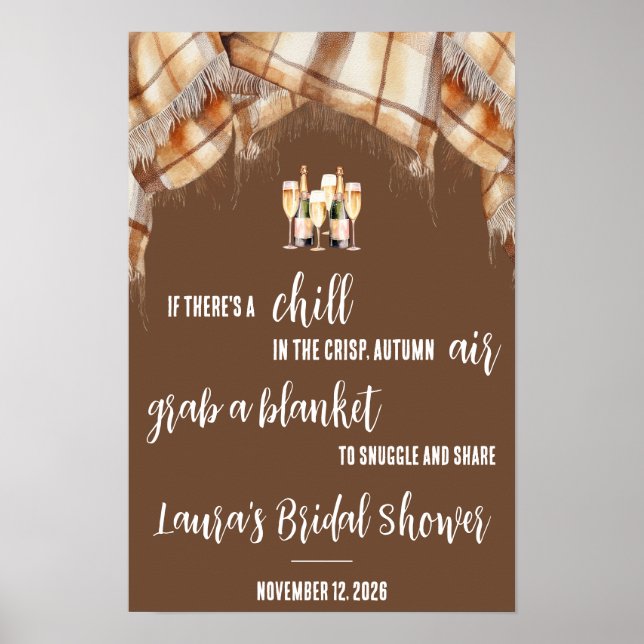 Flannel & Fizz, schnappen Sie sich ein Blumenstrau Poster (Vorne)