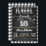 Flannel & Friends Party Einladung - WH<br><div class="desc">Perfekte Einladung zu feiern,  dass besondere Geburtstagsehre!</div>
