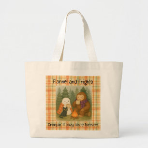 Flannel & Frights Tote Tasche - Gemütlicher Fall