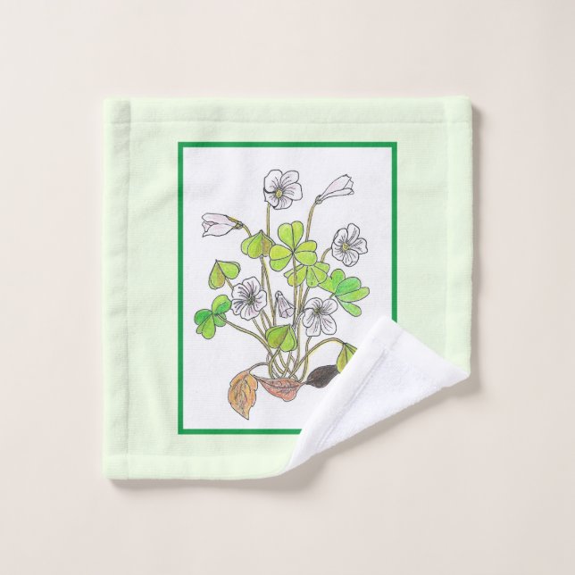 Flannelle Wood Sorrel (Gant de toilette)