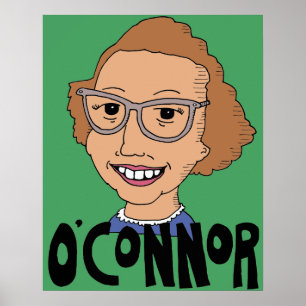 Flannery O'Connor-Plakat Poster
