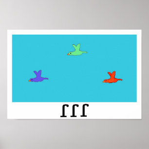 "Flap flap flap"-Poster Poster