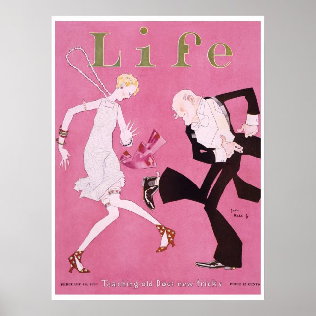 Flapper 1926 im Life Magazine Poster (Vorne)