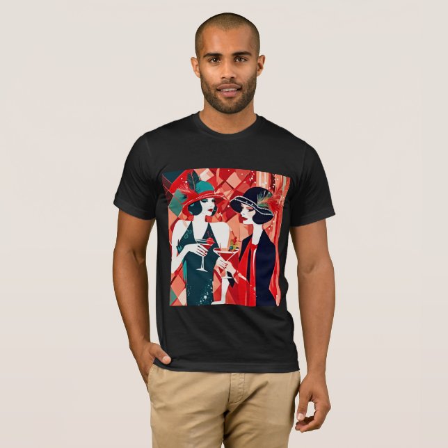 Flapper Christmas Party T-Shirt (Vorne ganz)