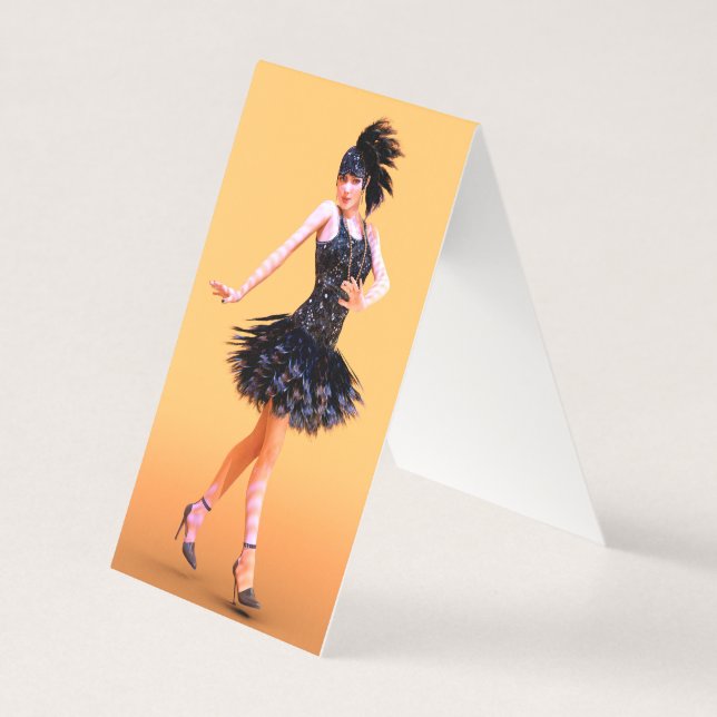 Flapper Dancing Vintage (Vorderseite)