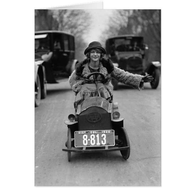 Flapper Driving Pedal Car, 1924 (Vorne)