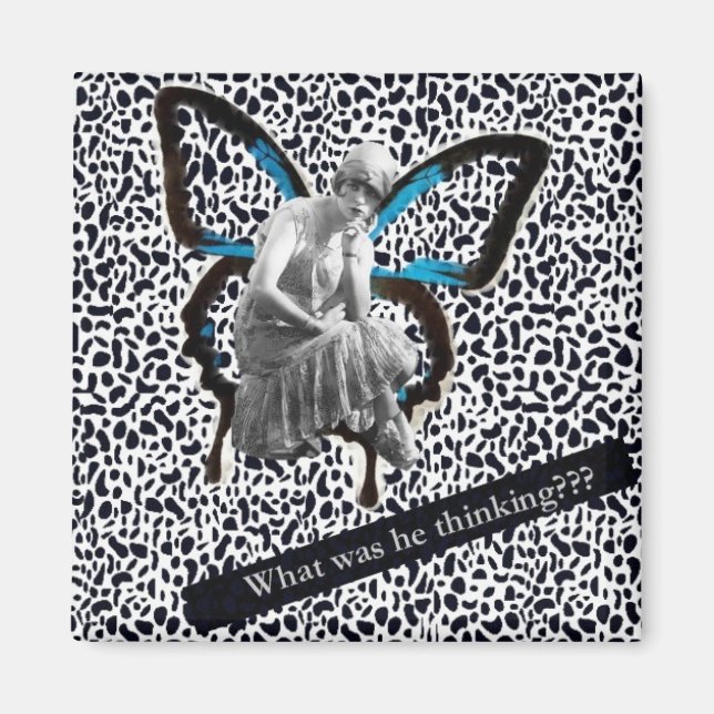 Flapper Girl - Magnet der alten Kunst (Vorne)