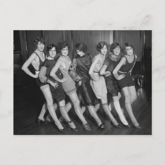 Flapper Girls: 1925 Postkarte