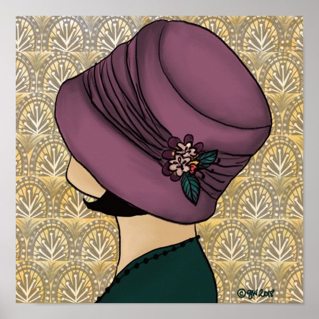 Flapper In a Hat Poster (Vorne)