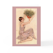 Flapper mit Mistletoe