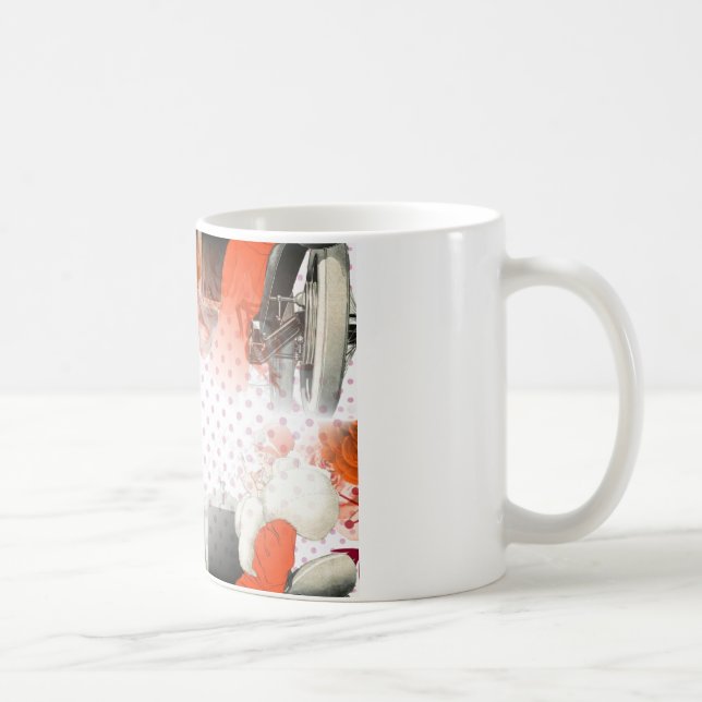 Flapper-Polka Punkte Kaffeetasse (Rechts)