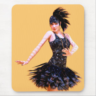 Flapper-Tanz Vintage Mousepad