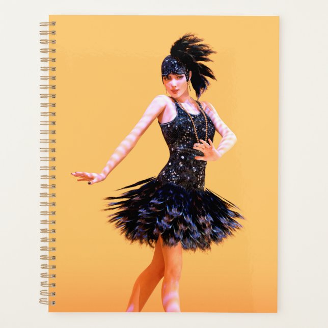 Flapper-Tanz Vintage Planer (Vorderseite)