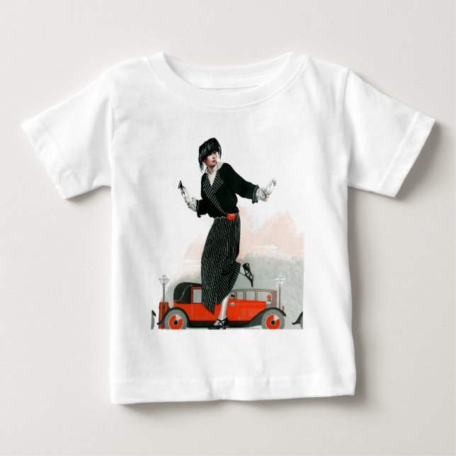 Flapper und Roadster Baby T-shirt (Vorderseite)