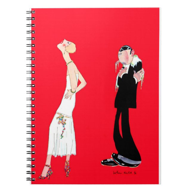 Flapper von John Held Jr Notizblock (Vorderseite)