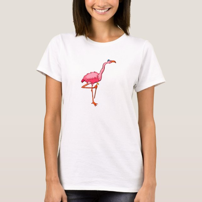 Flappy Flamingo T-Shirt (Vorderseite)