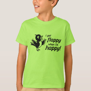 Flappy glücklicher T - Shirt