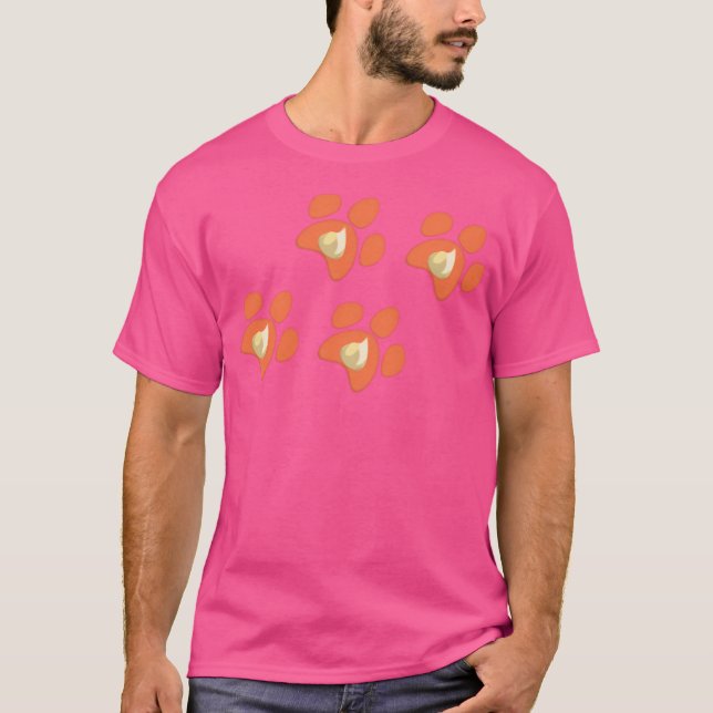 Flareon Pawprints T-Shirt (Vorderseite)