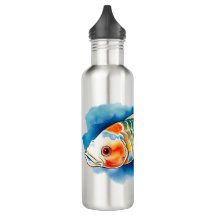 Flasche - Aquarellreihe: Koi Fish