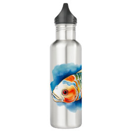 Flasche - Aquarellreihe: Koi Fish Edelstahlflasche