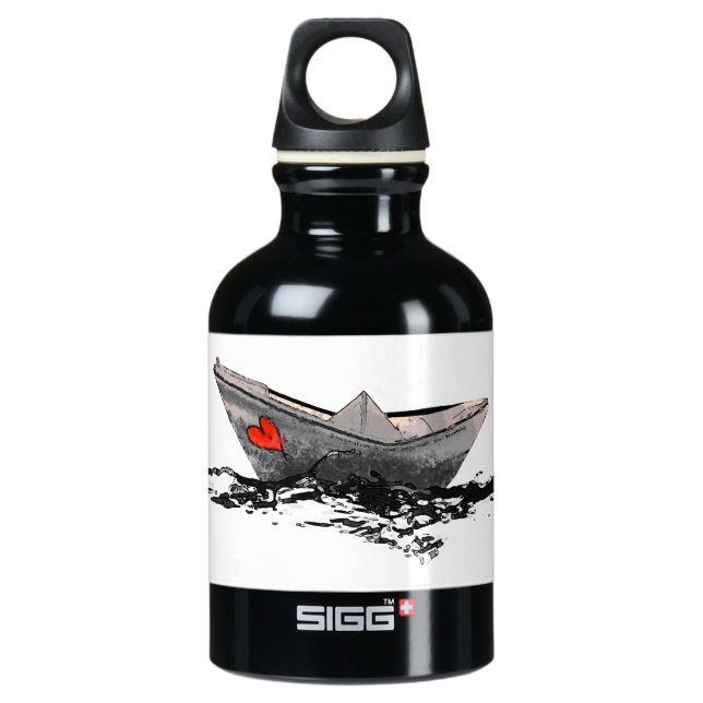 Flasche aus Aluminium (Vorderseite)