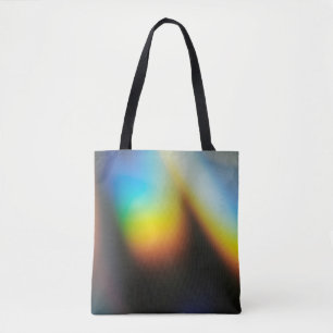 Flasche aus blauem und gelblichem Kunststoff Tasche